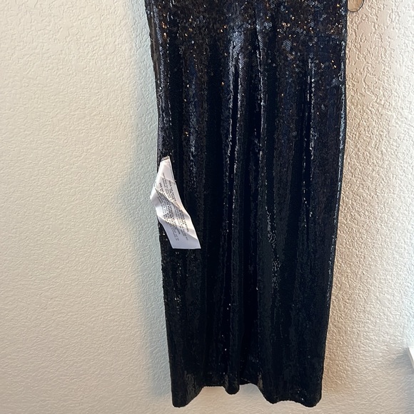 Dress the population Mary Sequin Body-Con Cocktail Dress black size small - Picture 13 of 13